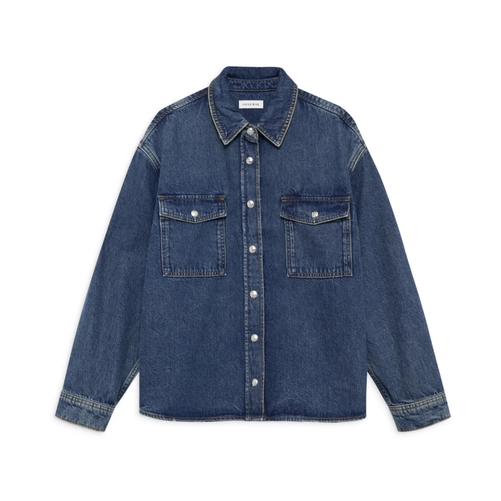 Blouses & Shirts > Denim Shirts - - Anine Bing - Modalova