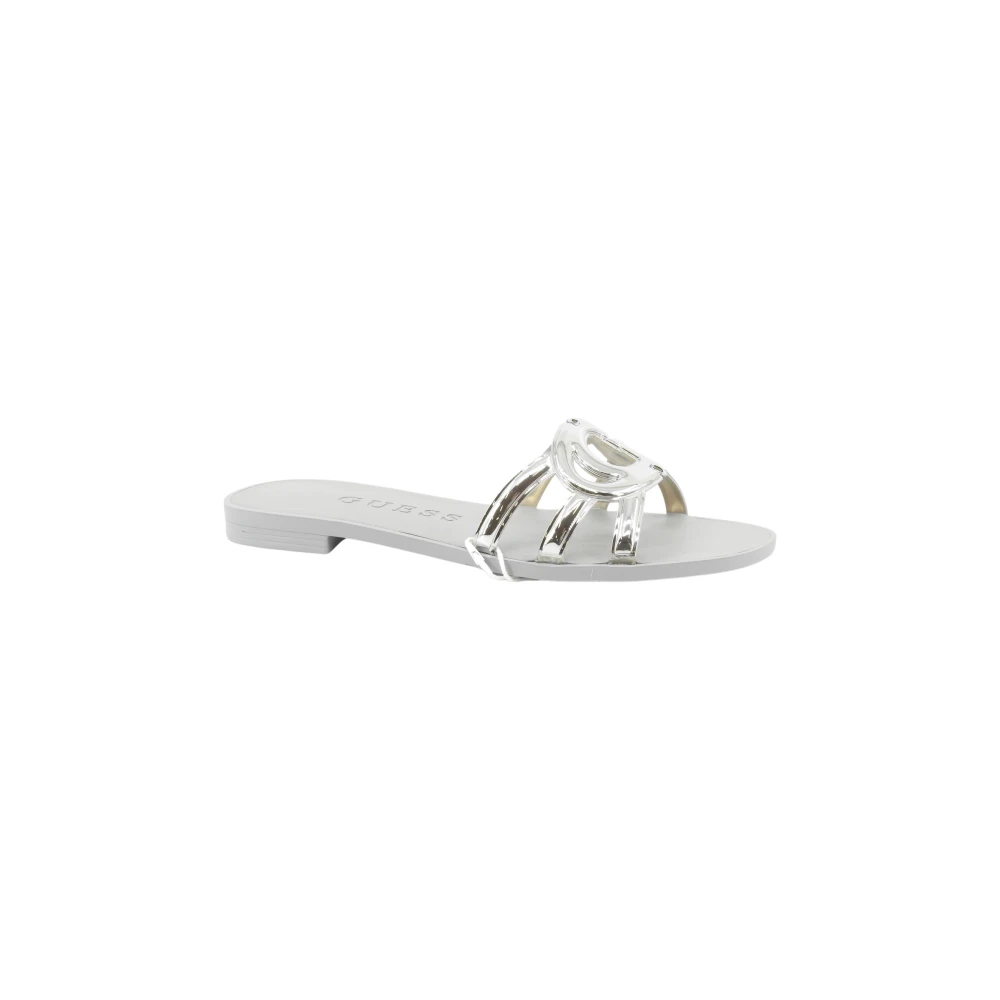 Guess Women's Gray Sliders, 7 Uk, Slide Sandal