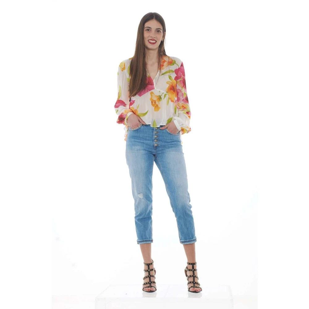 Twinset Lange Mouw Blouse Multicolor Dames