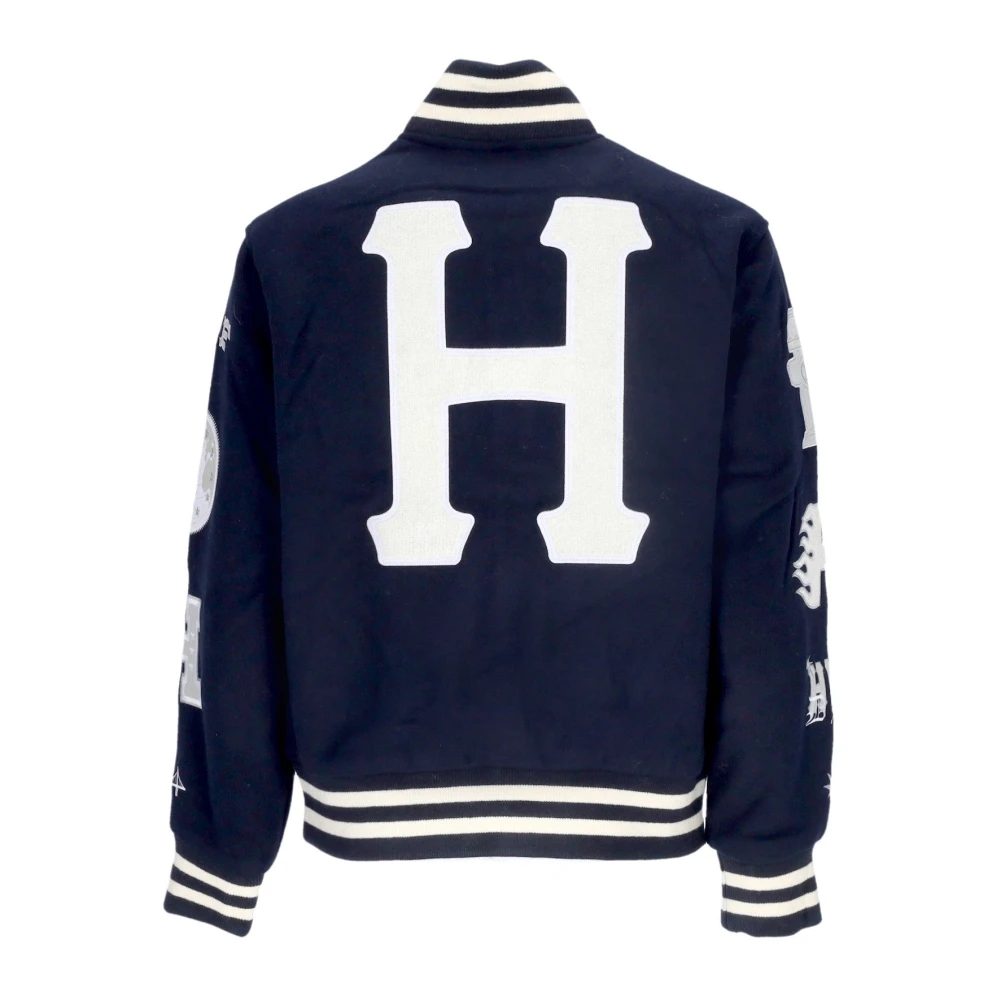 HUF Klassieke Varsity Jack Navy Blue Heren