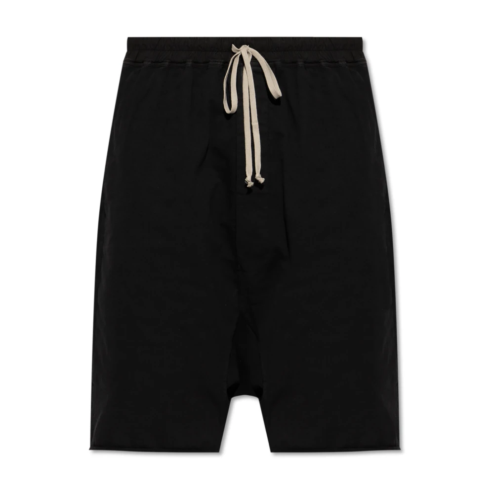 Rick Owens Shorts Trekkoorden Black Heren