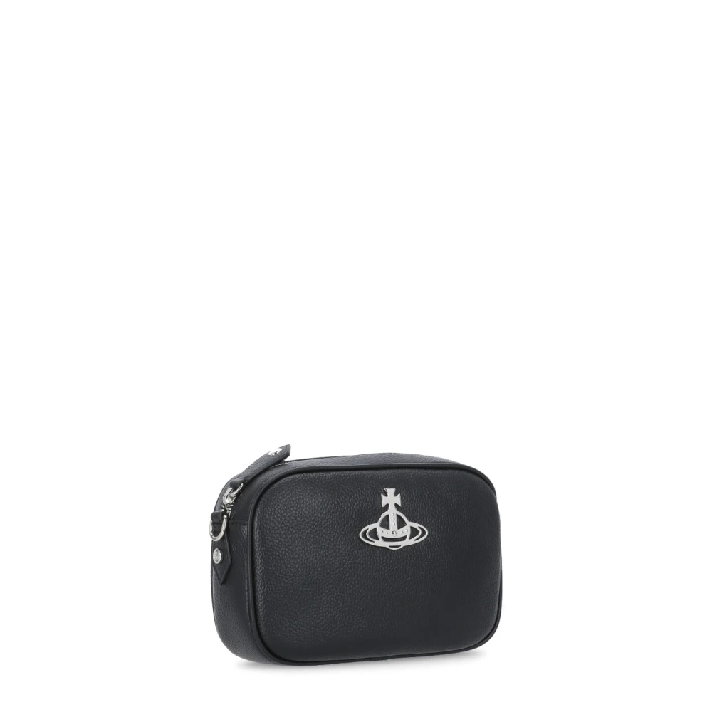 Vivienne Westwood Zwarte Schoudertas met Orb Logo Black Dames