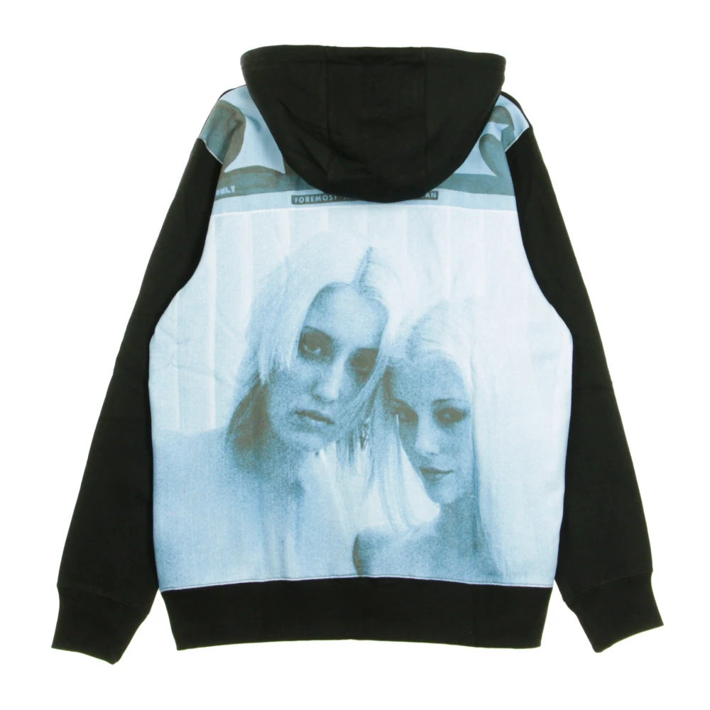 HUF Zwarte Fleece Hoodie voor Mannen Black Heren