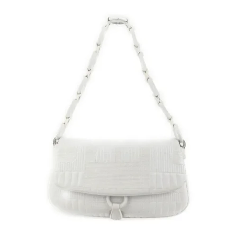 Bally Pre-owned Fabric shoulder-bags White Dames