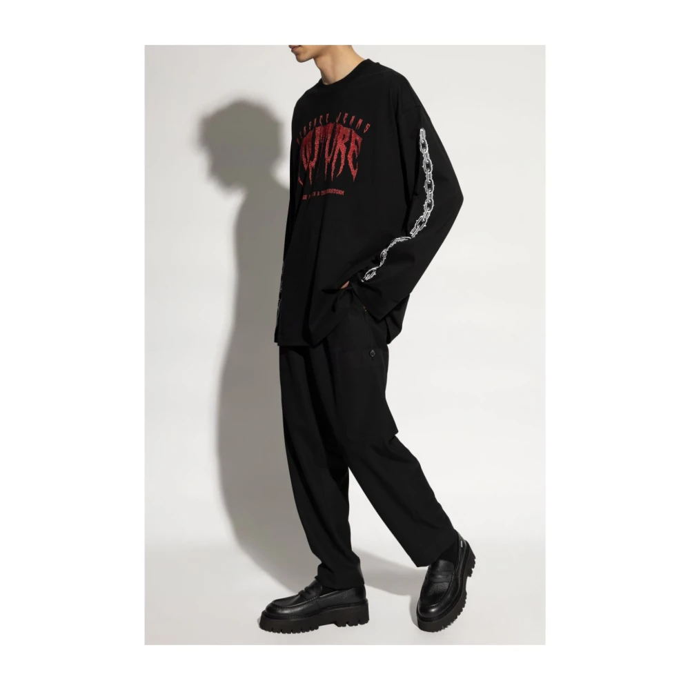 Y-3 Zwarte Stijlvolle Broek Black Heren