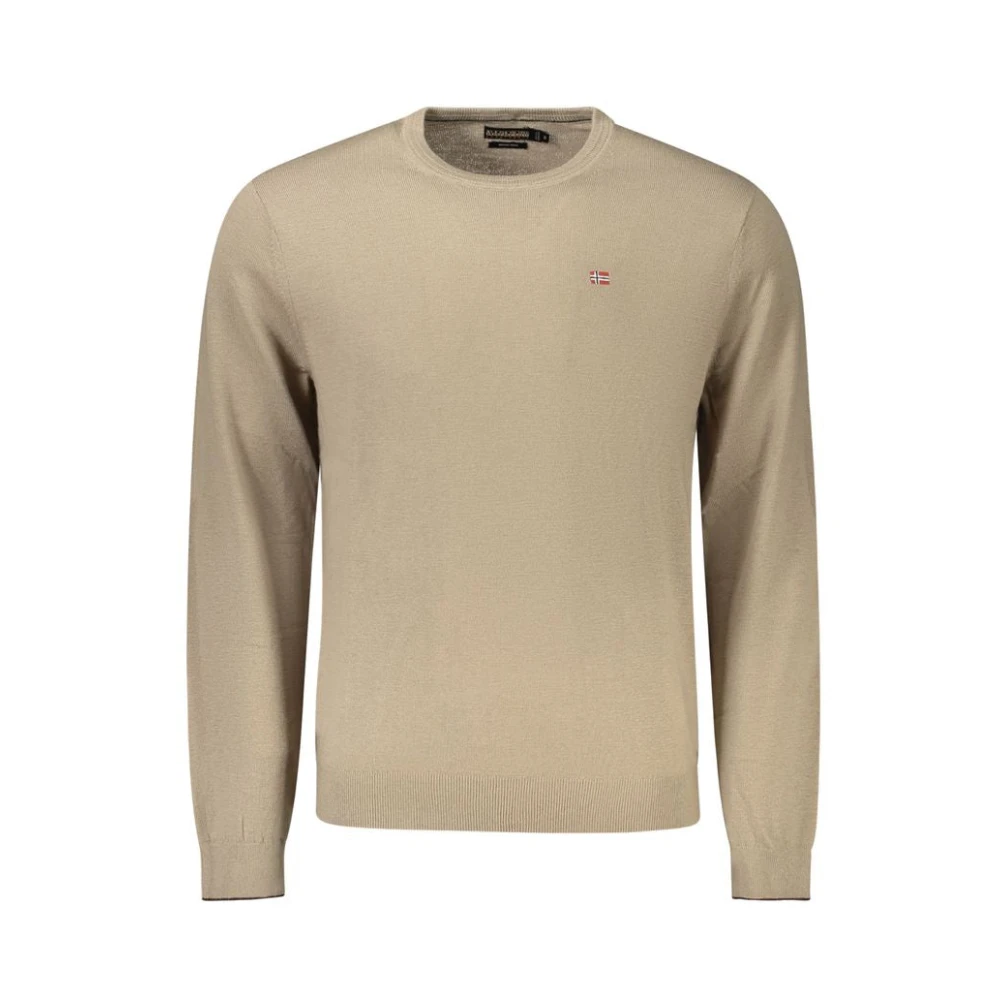 Napapijri Men's Brown Wool Jumper