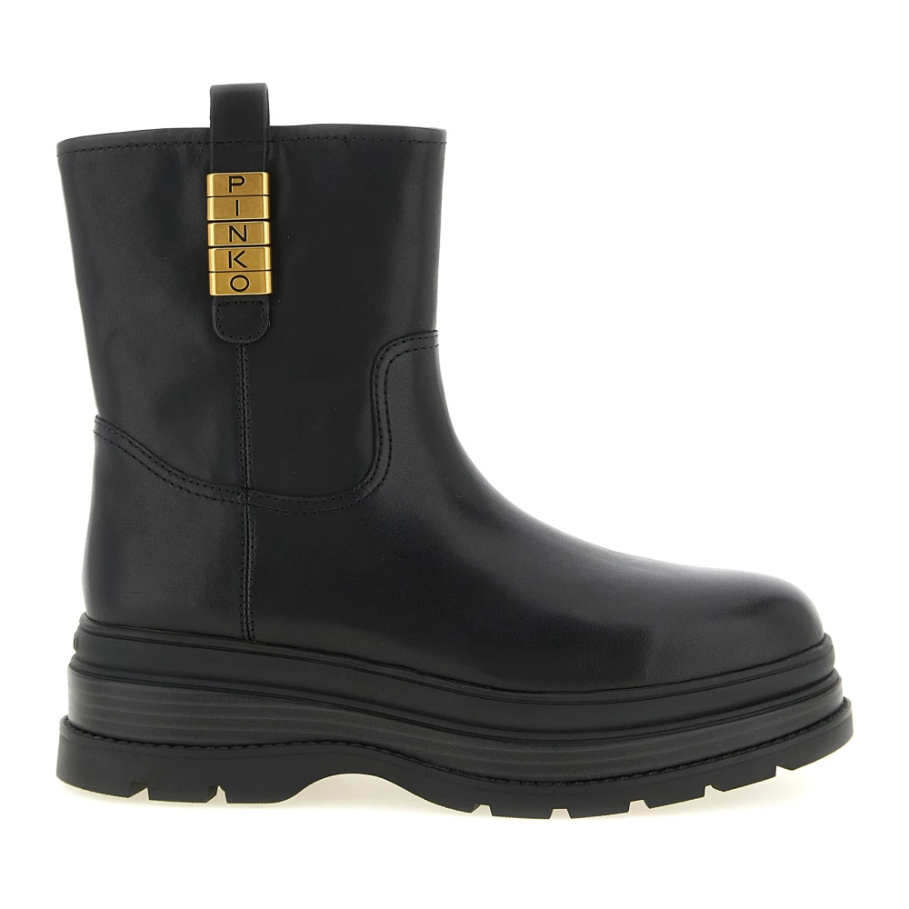 Pinko Eva 02 Ankle Boots - Female - Ankle Boots - Black - 8 Uk - Shoes