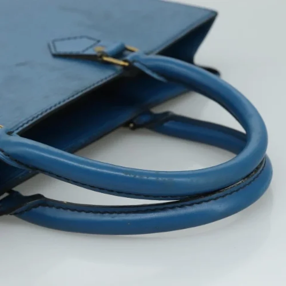 Louis Vuitton Vintage Pre-owned Leather handbags Blue Dames