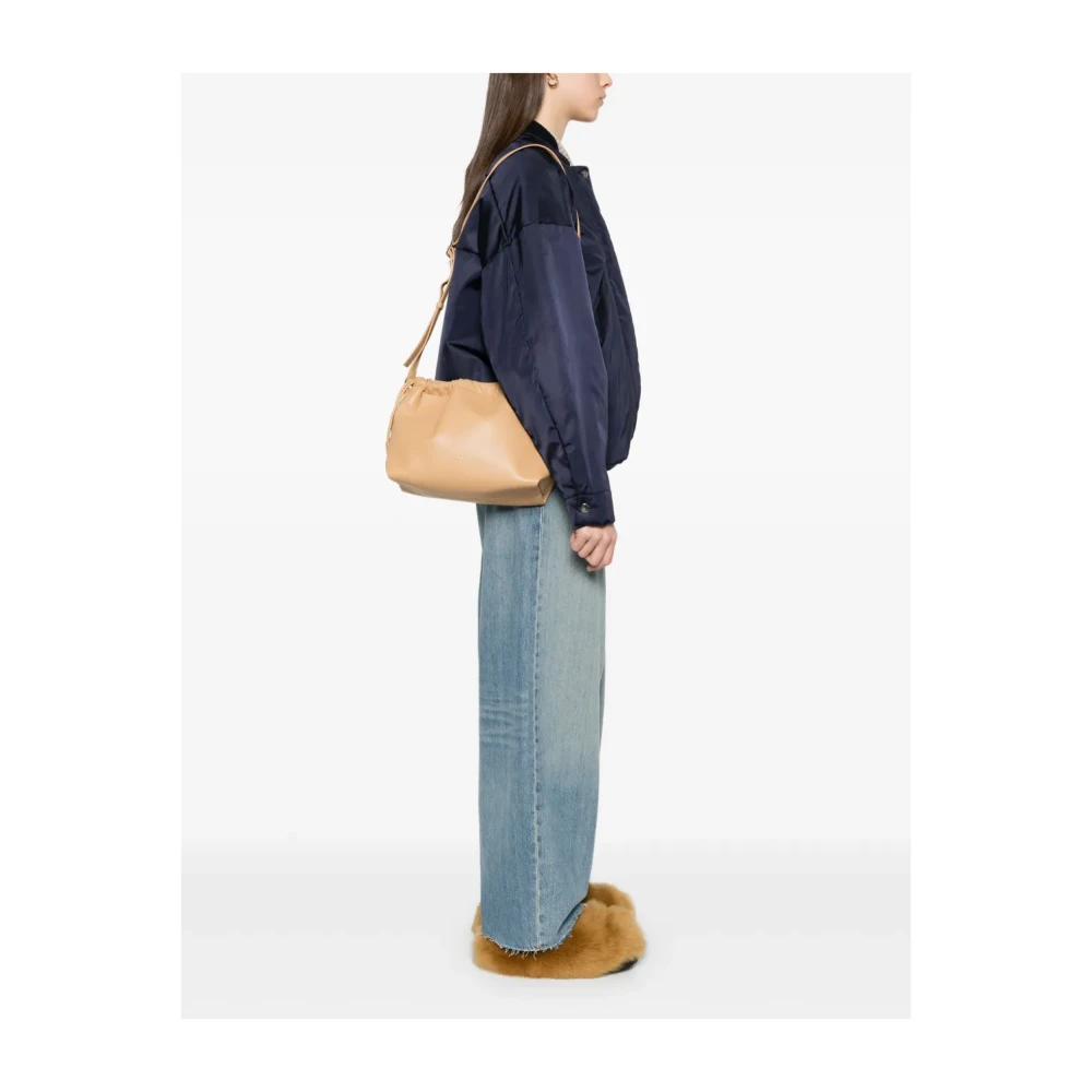A.p.c. Beige Trekkoord Schoudertas Beige Dames