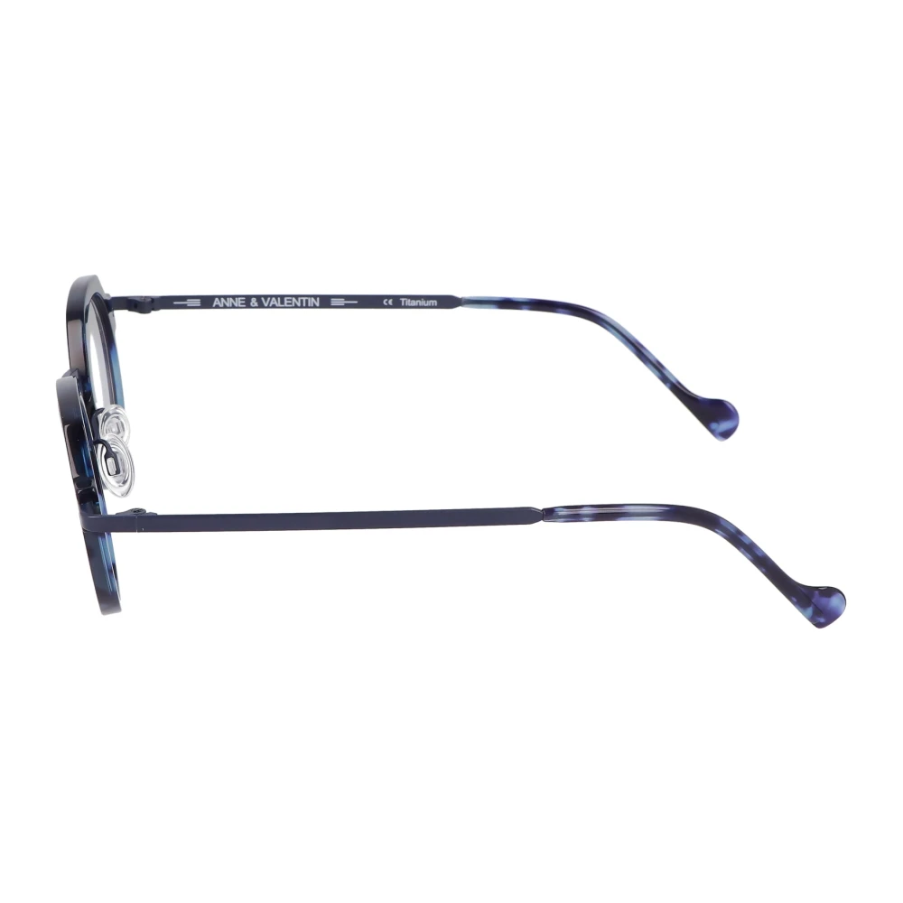 Anne & Valentin Ronde acetaatbrillen M2 Black Unisex