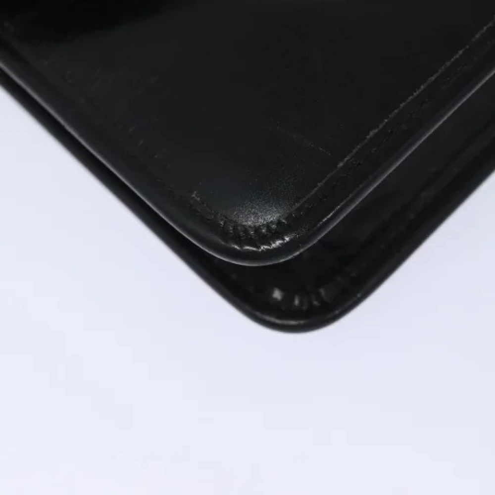 Celine Vintage Pre-owned Leather clutches Black Dames