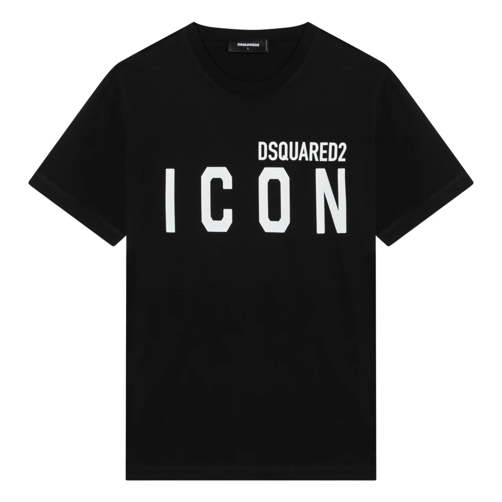 Dsquared2 Korte mouwen ronde hals T-shirt Black Heren