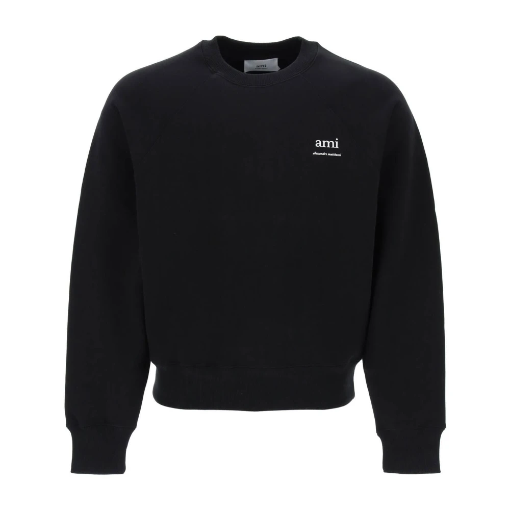Ami Paris Sweatshirts Black Heren