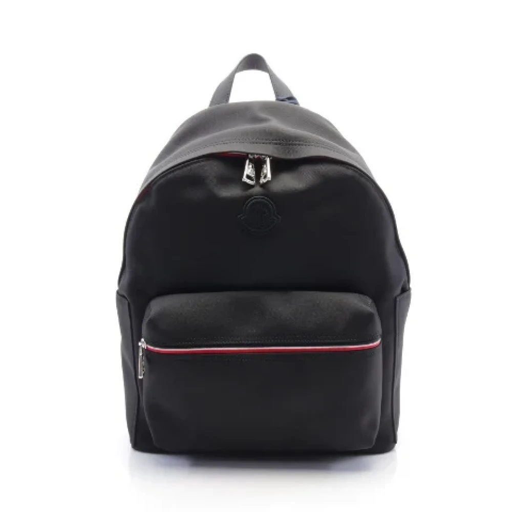 Moncler Pre-owned Canvas backpacks Black Dames