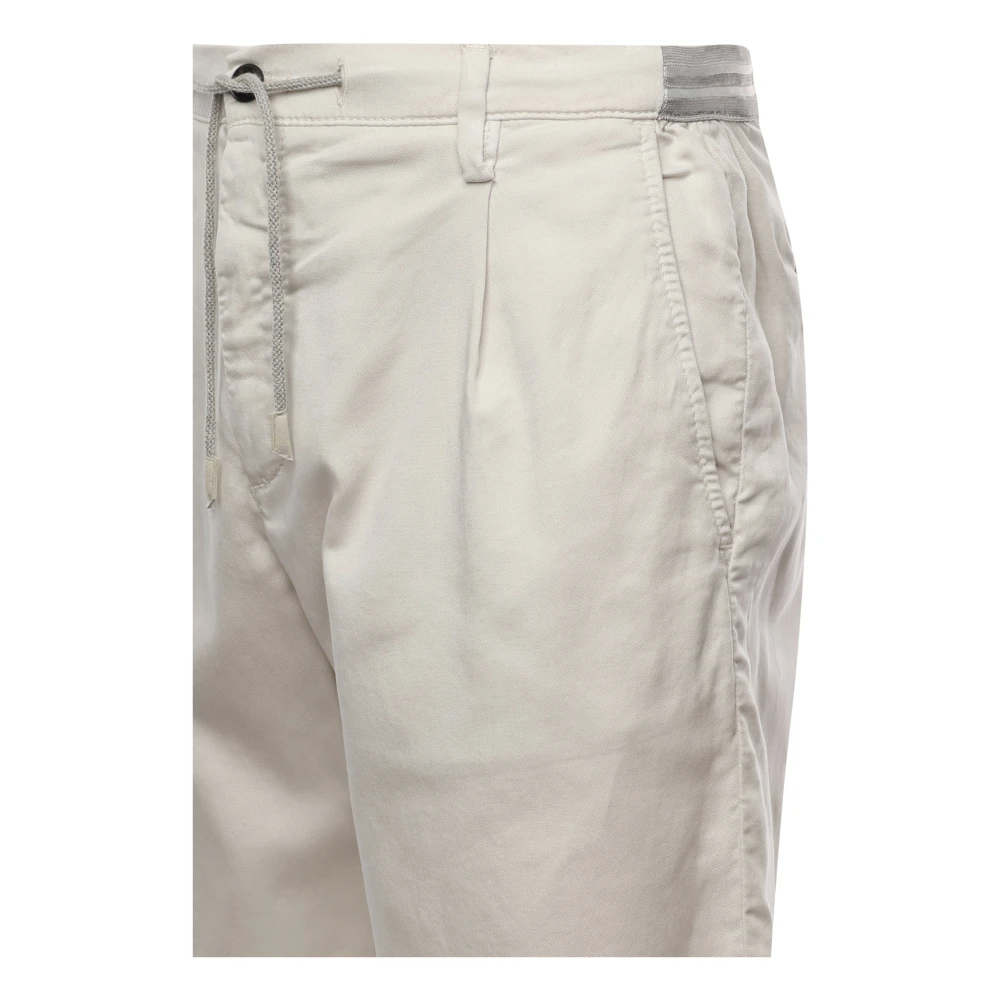 Eleventy Trekkoord Bermuda Shorts Zandkleur Beige Heren