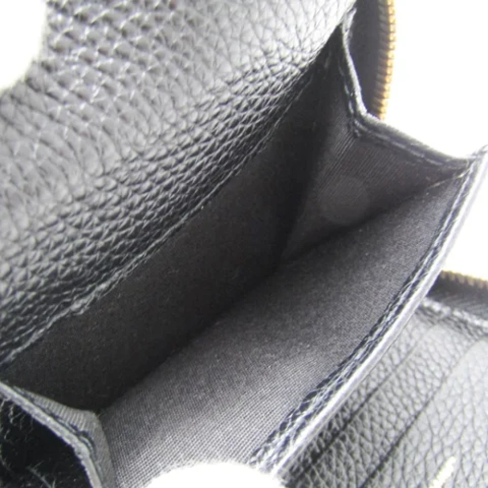 Salvatore Ferragamo Pre-owned Leather wallets Black Dames