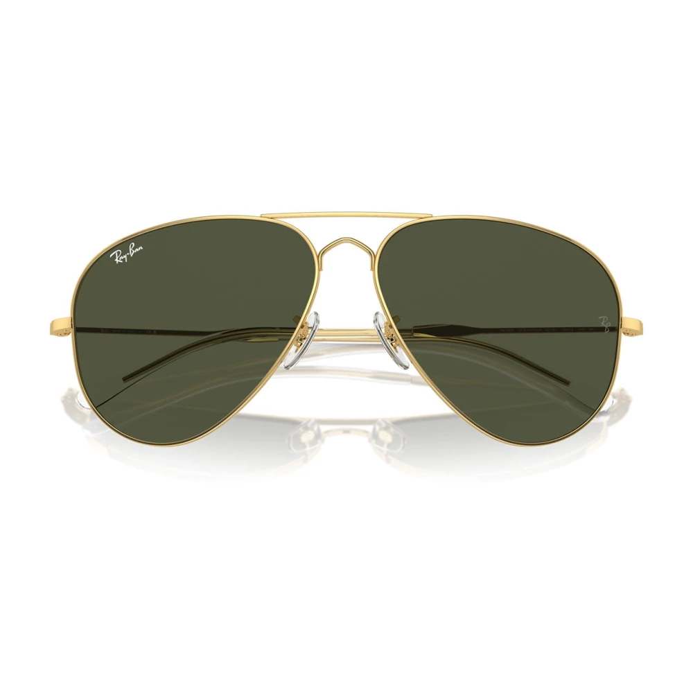 Ray-Ban Unisex Yellow Sunglasses, 62 Mm, Rb3825 Aviator Sunglasses
