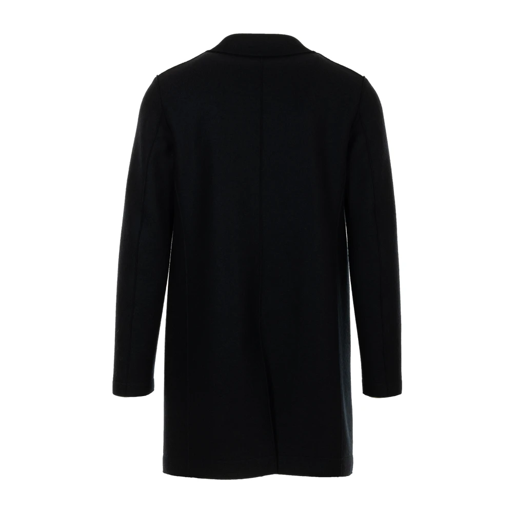 Harris Wharf London Boxy Coat Collectie Blue Heren