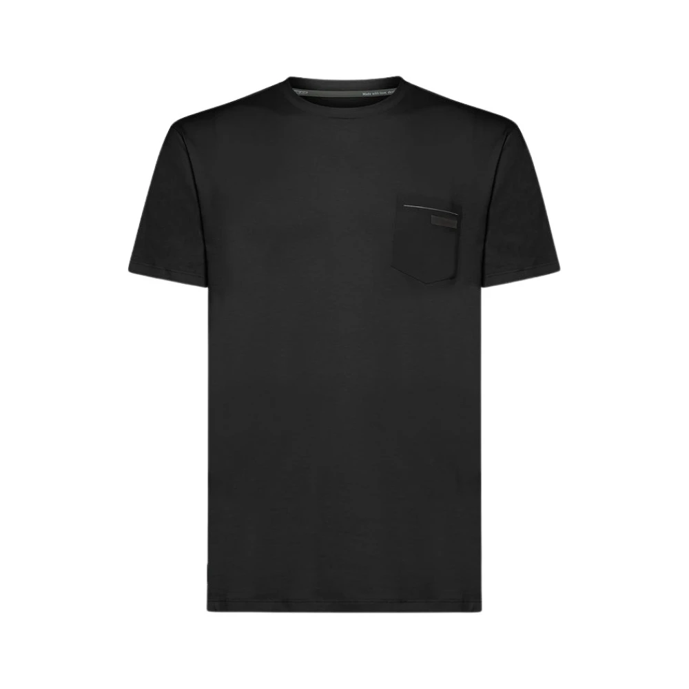RRD Zwarte Monochrome T-shirt met Surflex Zakje Black Heren