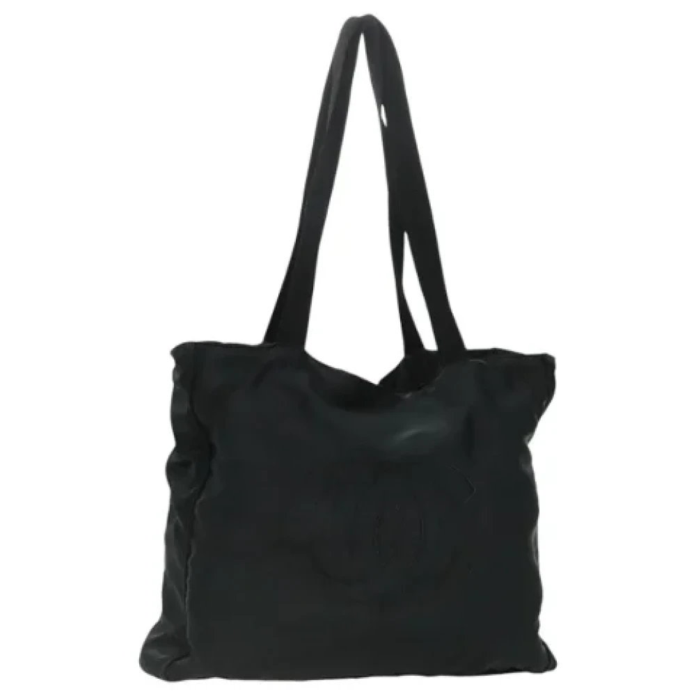 Chanel Vintage Pre-owned Silk chanel-bags Black Dames