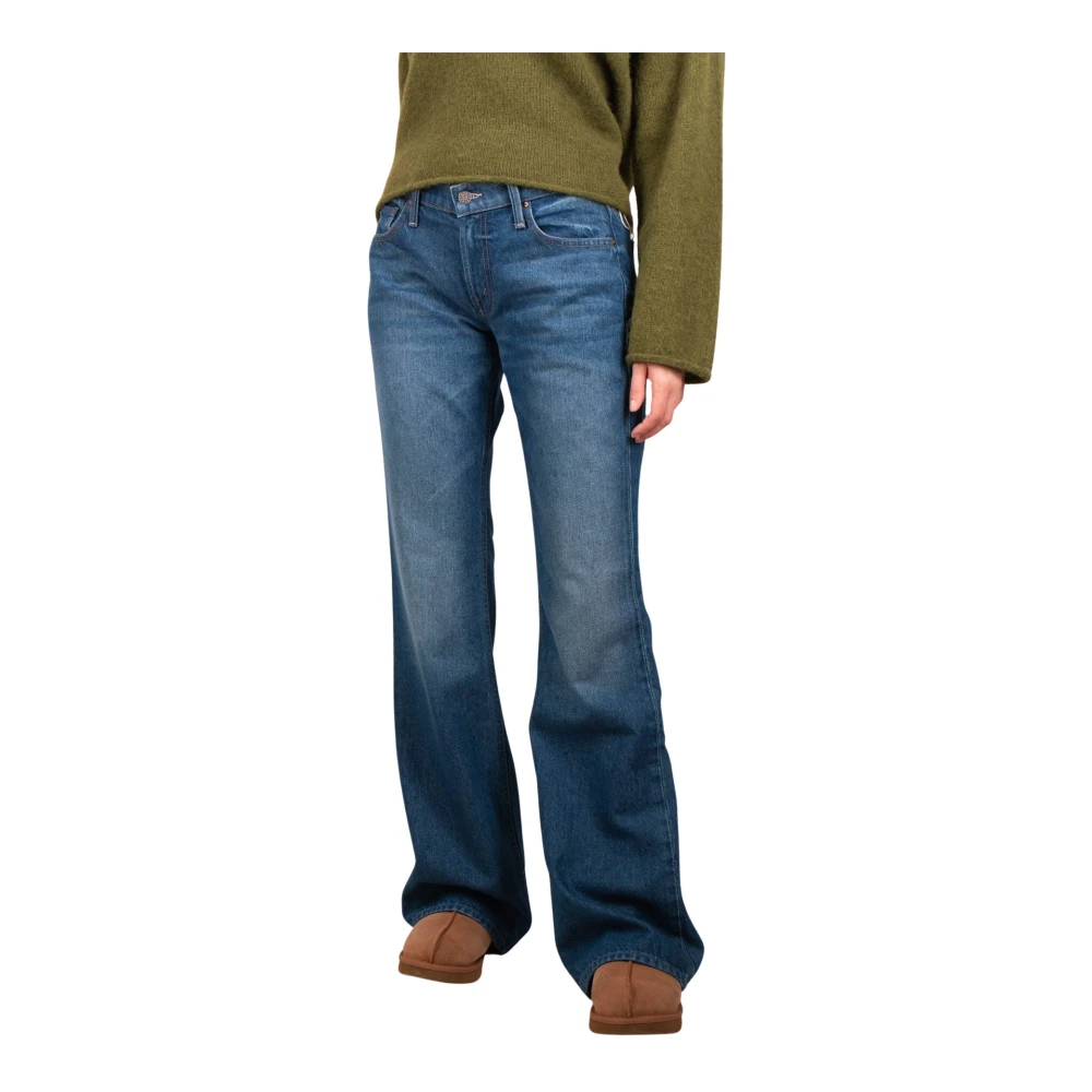 Mother Women's Blue Flare Jeans, W29, The Undercover Sneak