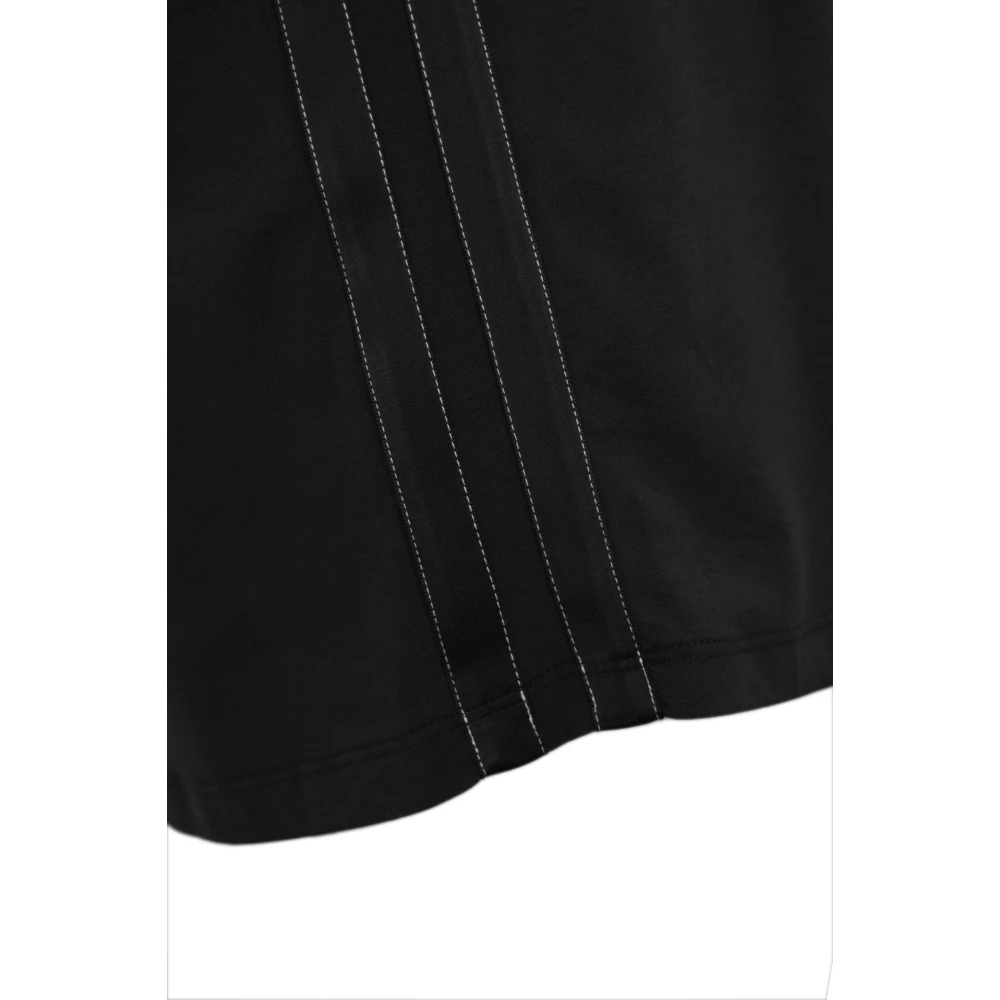 Elisabetta Franchi Zwarte katoenen T-shirt met letterprint Black Dames