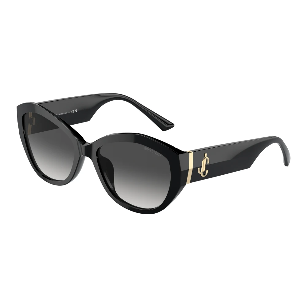 Jimmy Choo Unisex Black Sunglasses, 55 Mm, Stylish Sunglasses
