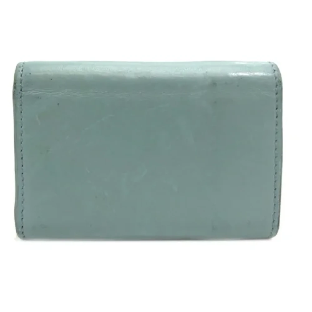 Balenciaga Vintage Pre-owned Leather wallets Blue Dames