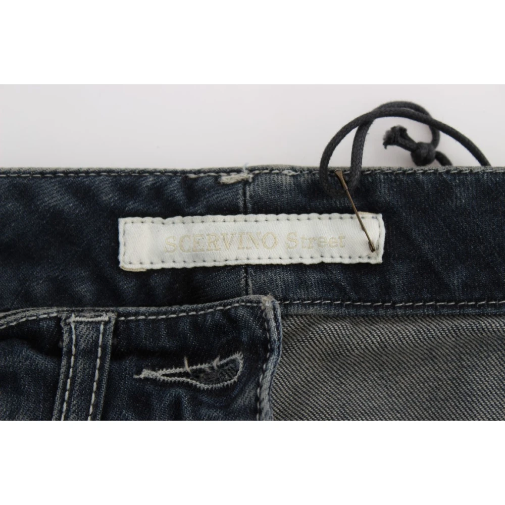 Ermanno Scervino Blauwe Slim Fit Italiaanse Jeans Blue Dames
