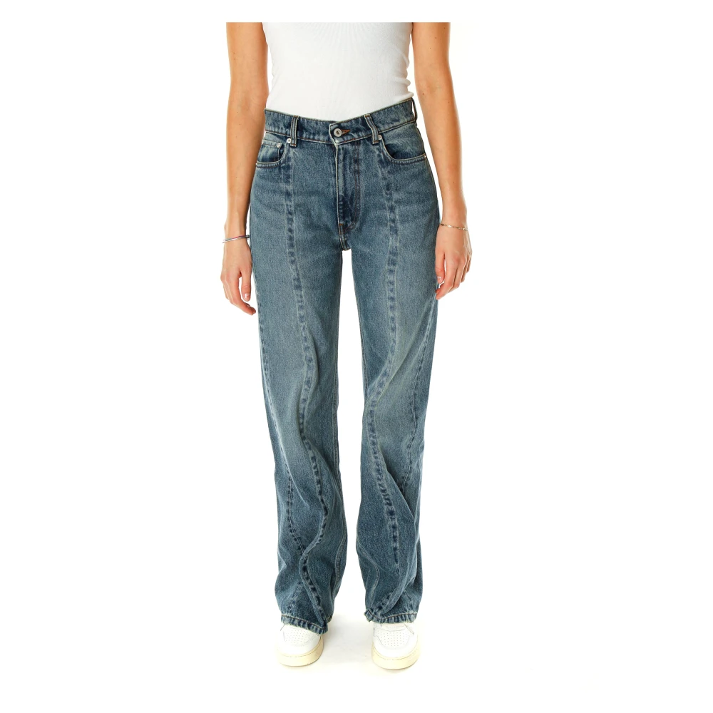 Y Project Flexibele Wire Jeans Blue Dames