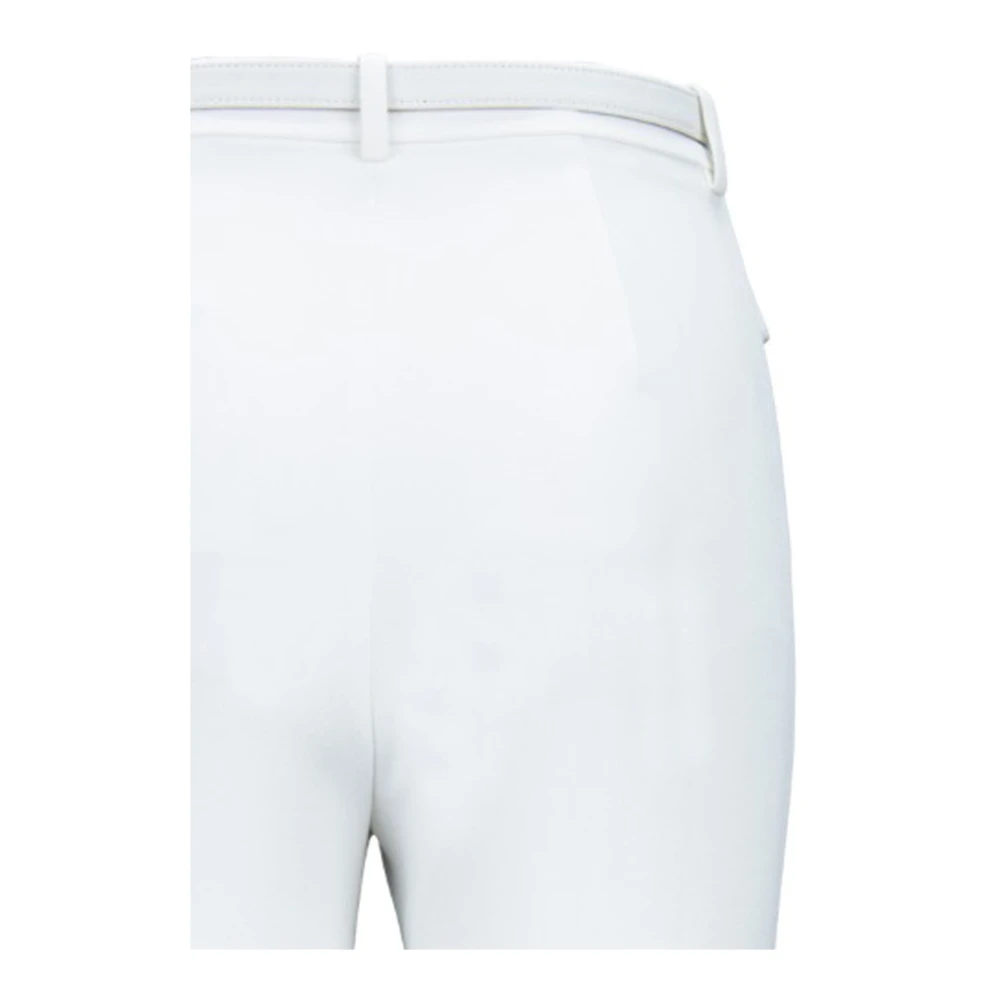 Elisabetta Franchi Dames Rits Haak Broek White Dames