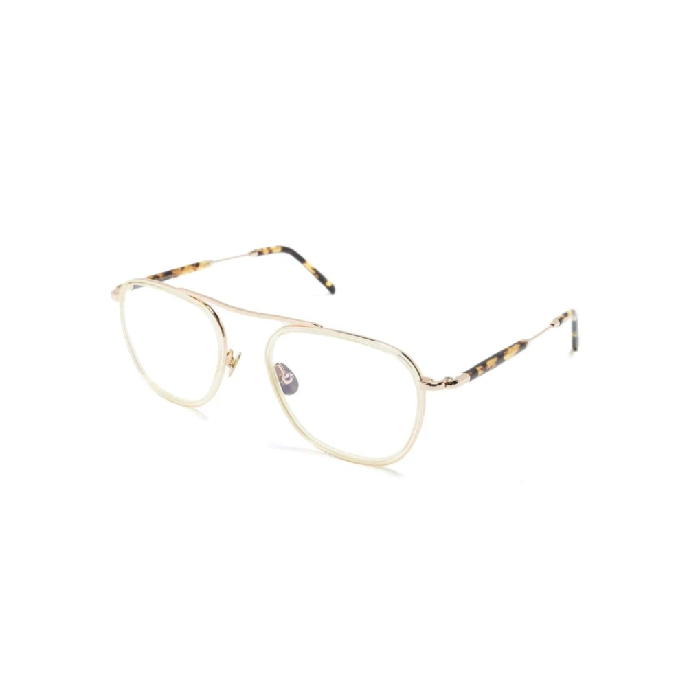 Moscot Unisex Yellow Glasses, 50 Mm, Fanagle Opt Citron Tortoise Gold Optical Frame