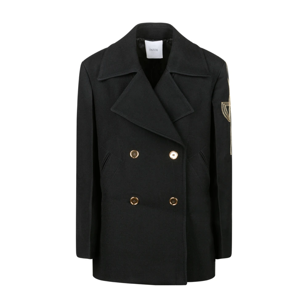 Patou - Jackets > Blazers - Black - Patou - Modalova