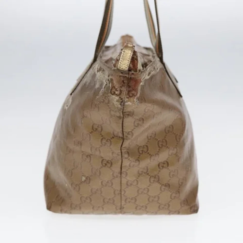 Gucci Vintage Pre-owned Canvas totes Yellow Dames