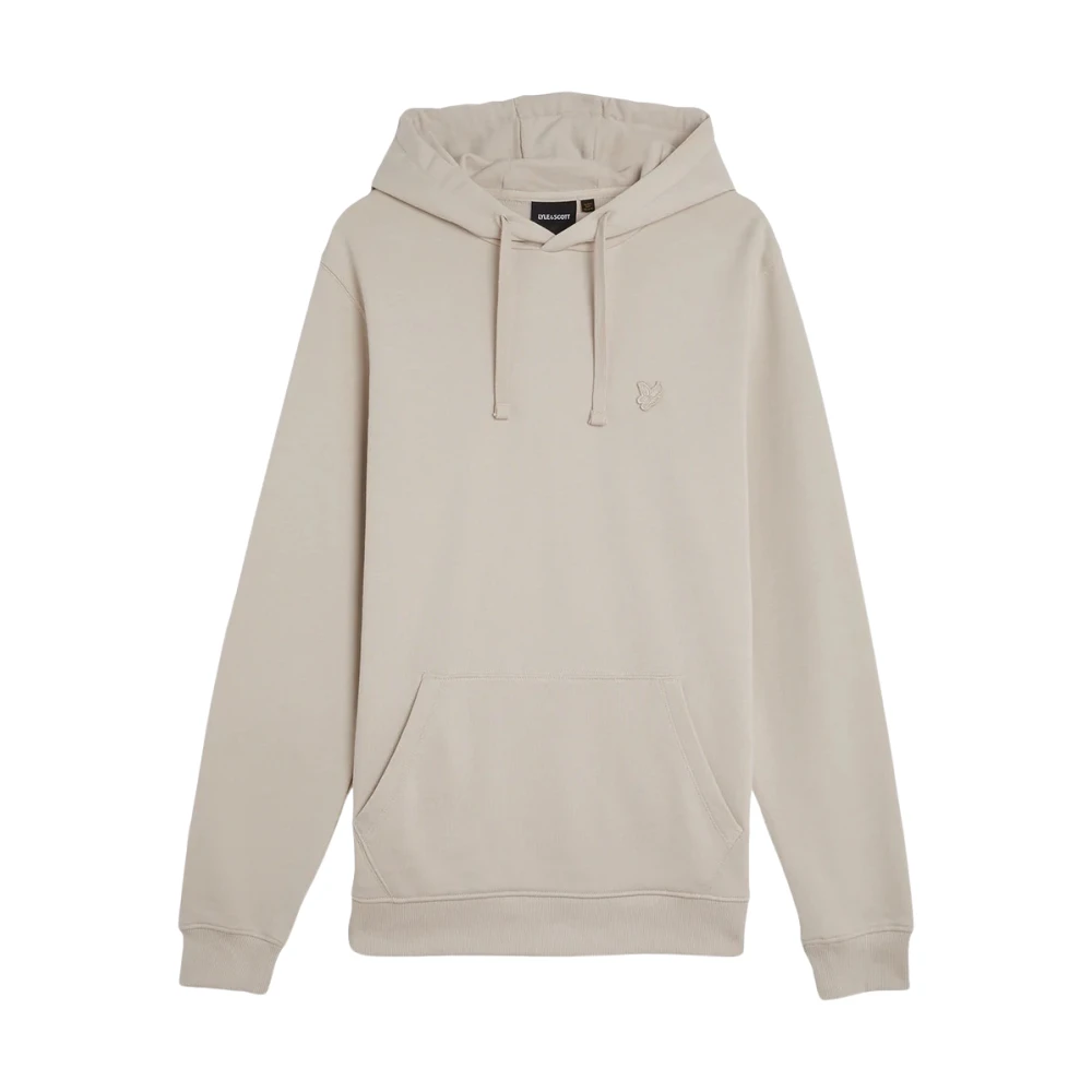 Lyle & Scott Tonal Eagle Pullover Beige Heren