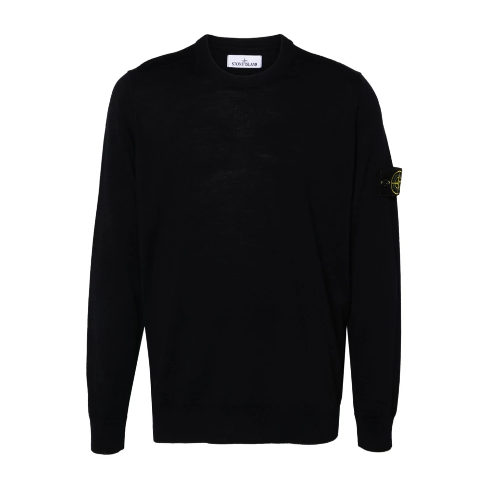 Stone Island Blauwe Sweater Collectie Blue Heren