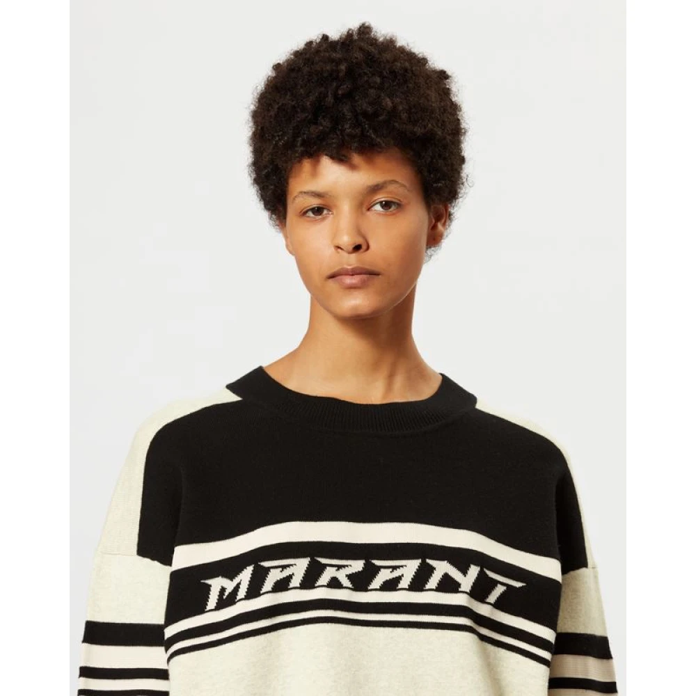 Isabel Marant Étoile Zwart Ronde-hals Gebreide trui Black Dames