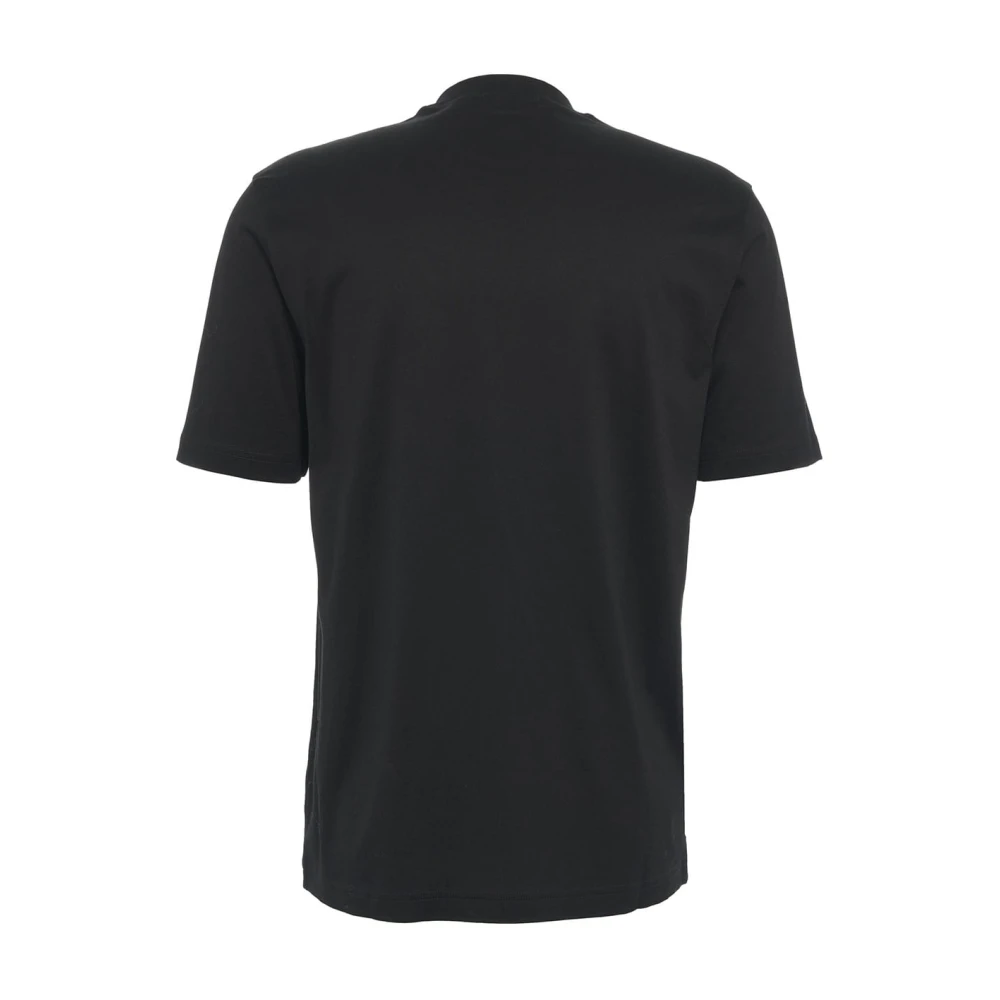 Stefan Brandt Zwarte Katoenen T-shirt Eli Ultra Black Heren