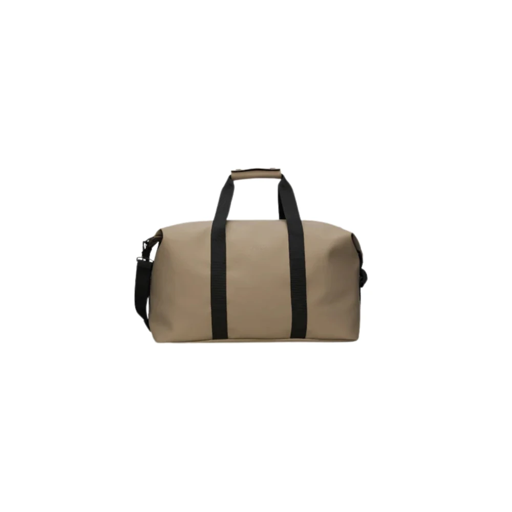 Rains Unisex Beige Hilo Weekend Bag