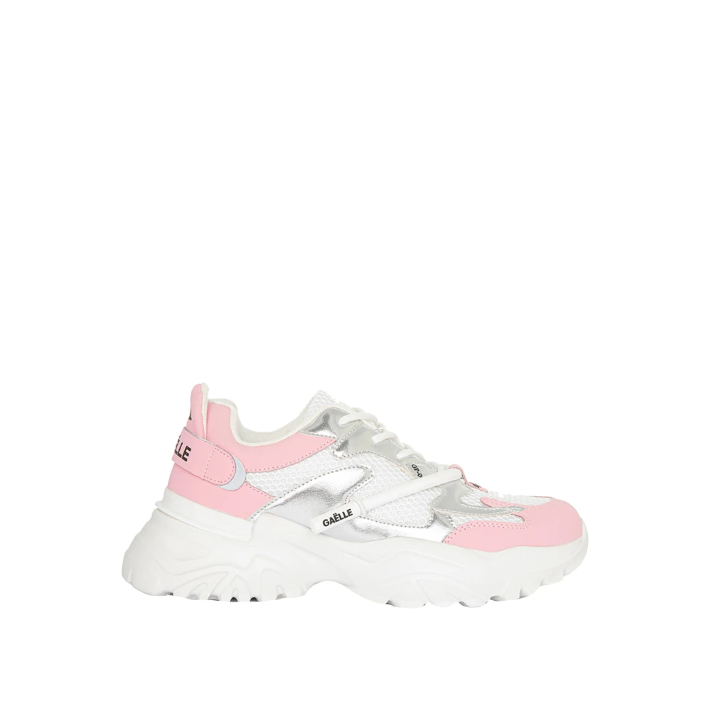 Gaëlle Paris Mesh Running Sneakers Dames Schoenen Roze