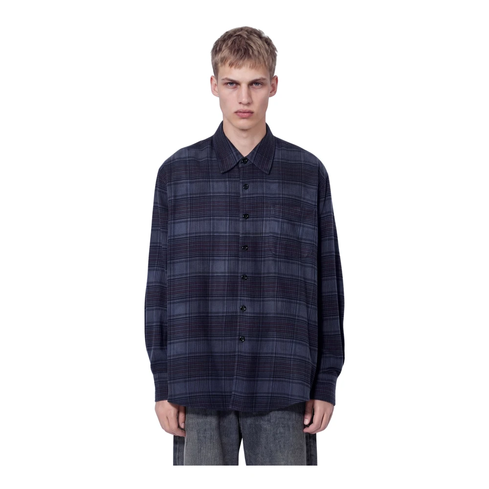 Our Legacy Above Shirt - Male - Casual Shirts - Blue - M - Shirts