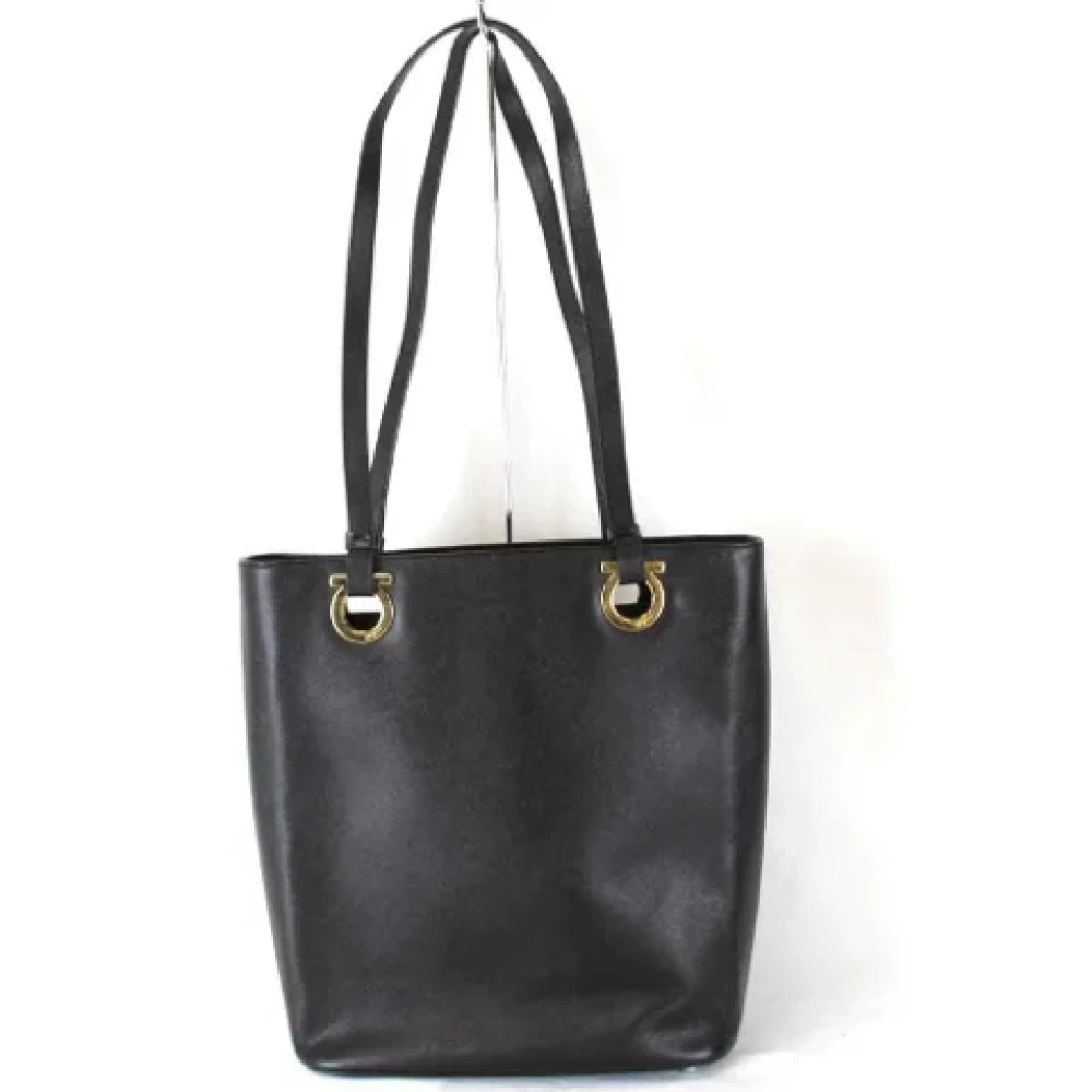 Salvatore Ferragamo Pre-owned Leather totes Black Dames