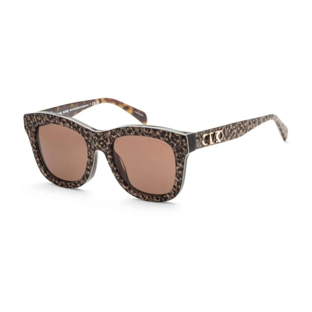Michael Kors Women's Brown Empire Square Sunglasses