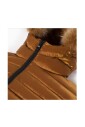 orange-nylon-women-jacket-with-fur