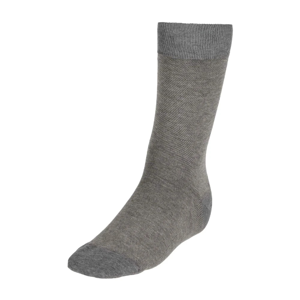 Boggi Milano Katoenen Oxford Sokken Gray Heren
