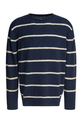 pull-a-rayures-bleu