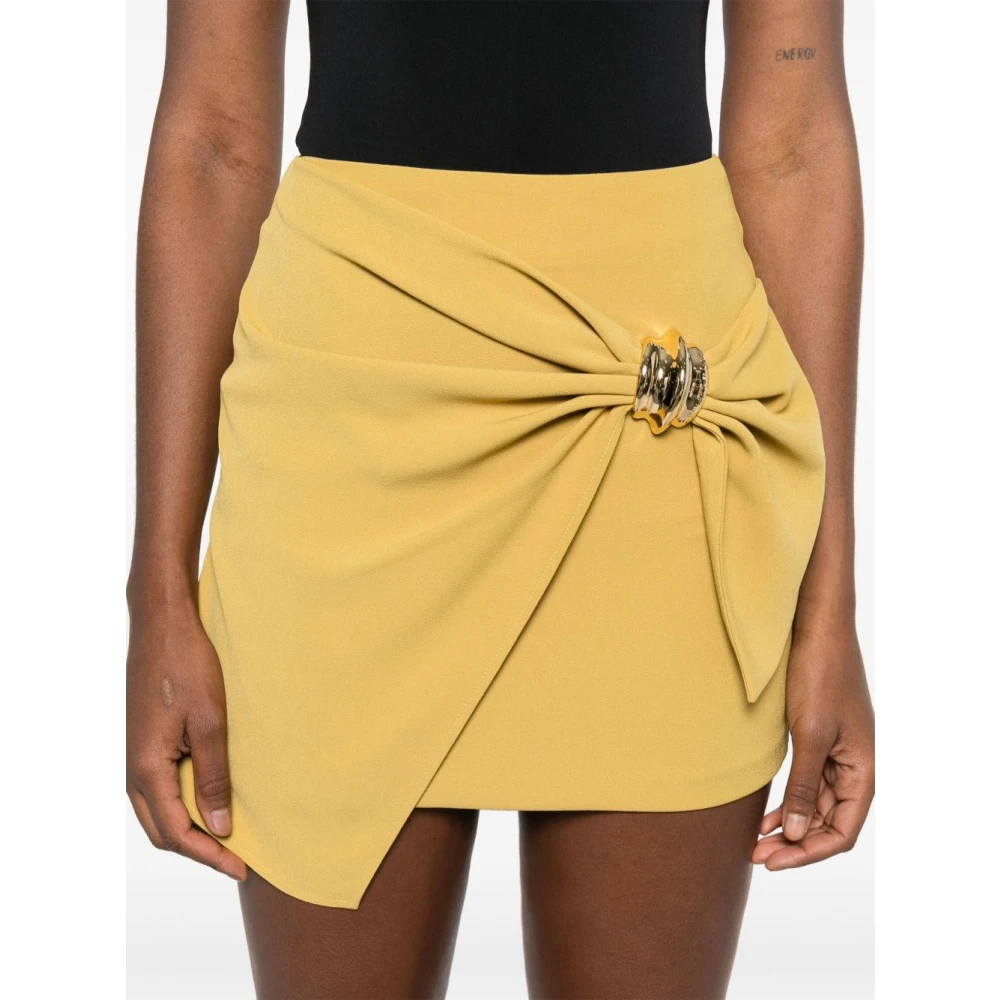 Elisabetta Franchi Stijlvolle Rokken Collectie Yellow Dames
