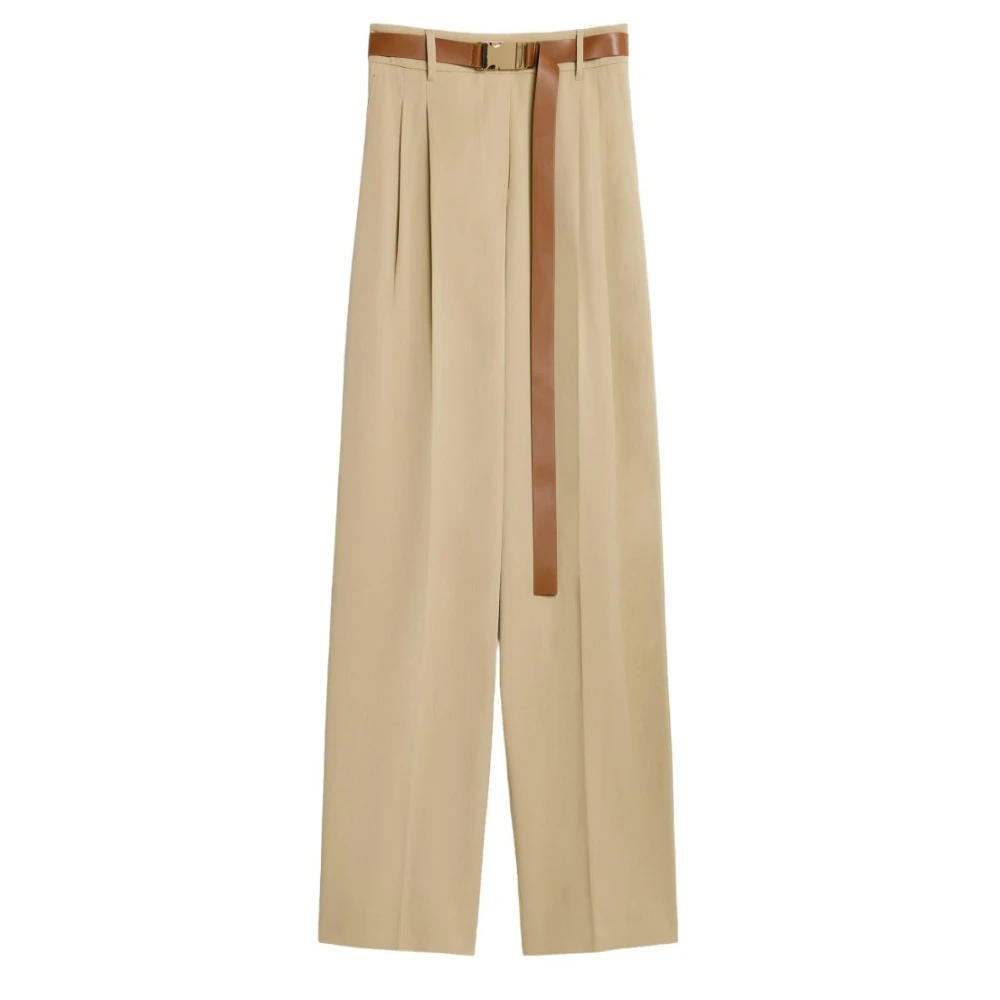 Trousers > Wide Trousers - - Max Mara Studio - Modalova