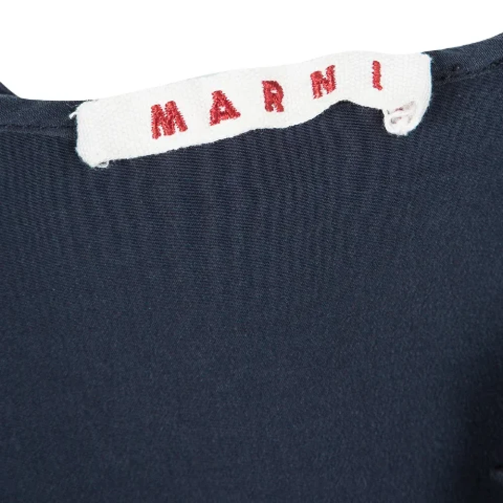Marni Pre-owned Fabric dresses Blue Dames