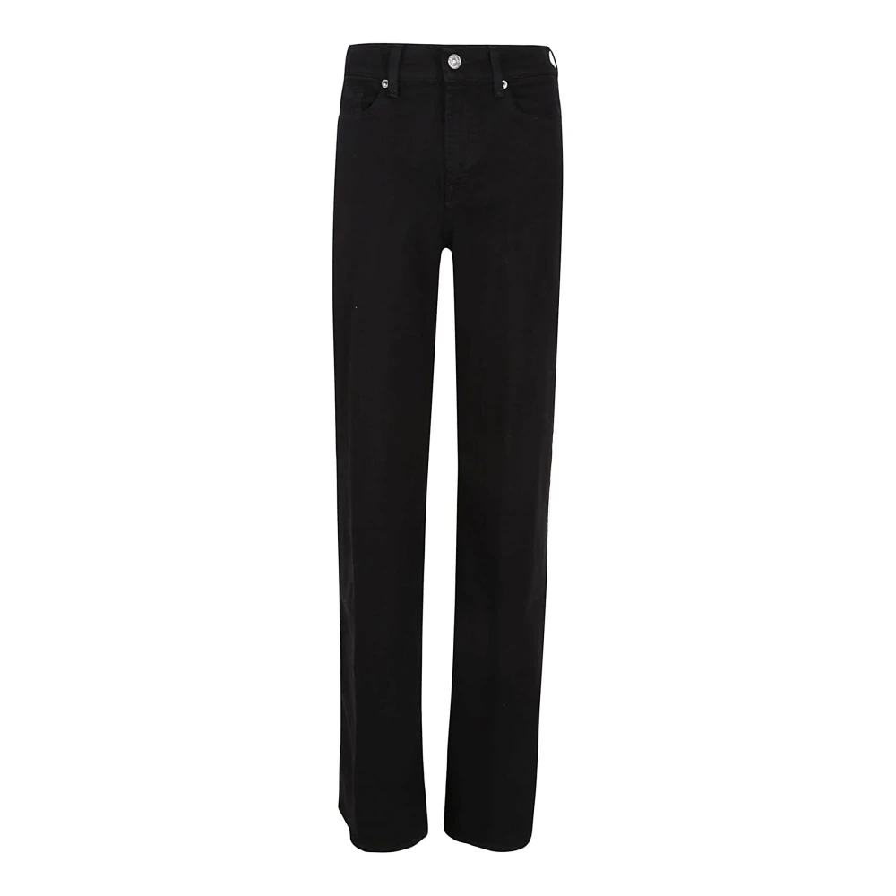 7 For All Mankind Trousers Black Dames